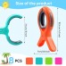 8 Pcs Large Beach Towel Clips for Sun Loungers, 4 Inch Clothes Pegs Extra Strong, Windproof Laundry Clips Towel Clips for Beach Loungers, Keep Your Towel from Blowing Away, 4 Bright Colors