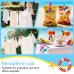 8 Pcs Large Beach Towel Clips for Sun Loungers, 4 Inch Clothes Pegs Extra Strong, Windproof Laundry Clips Towel Clips for Beach Loungers, Keep Your Towel from Blowing Away, 4 Bright Colors