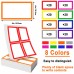 15x10cm Large Moving Labels for Boxes, 8 Color-Coded Home Moving Packing Box Labels, Moving Supplies Moving Stickers with Large Writable Notes Areas (160 Pcs)