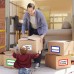 15x10cm Large Moving Labels for Boxes, 8 Color-Coded Home Moving Packing Box Labels, Moving Supplies Moving Stickers with Large Writable Notes Areas (160 Pcs)